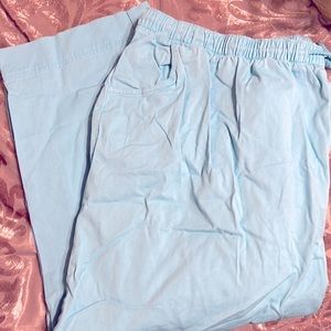 Light blue scrub pants